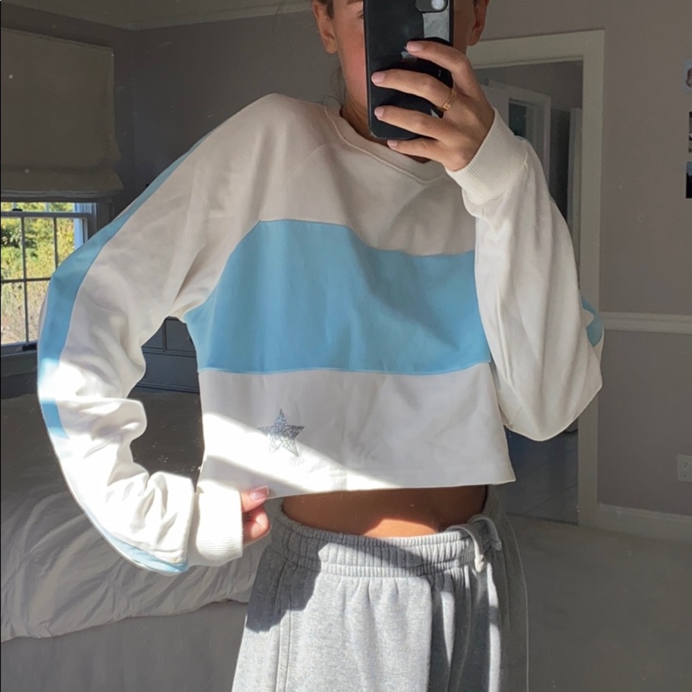 Tiger Mist Cropped Sweatshirt